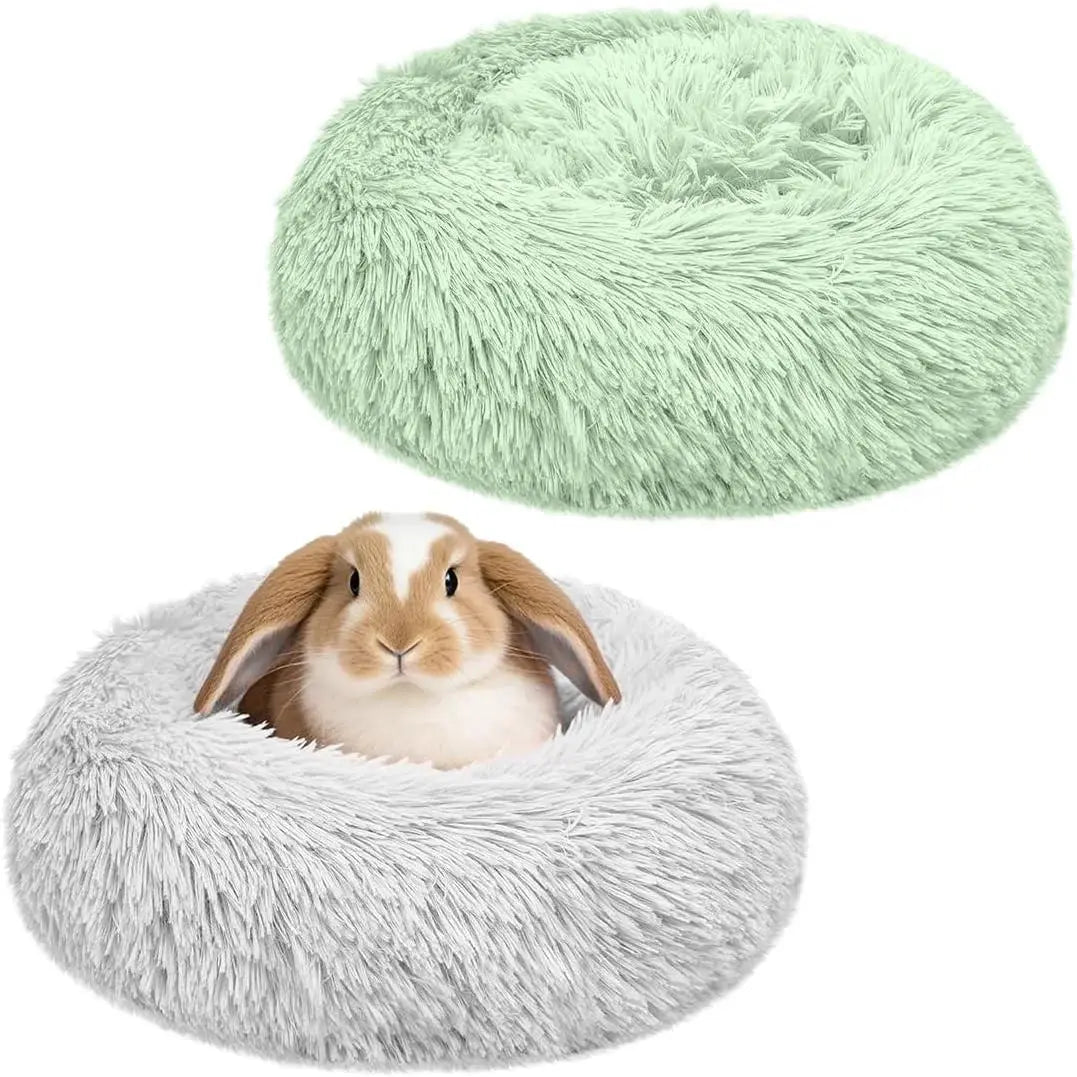 Large Soft and Comfortable Bunny Bed Hideout - Cozy Mat and Warm Cage Accessories for Guinea Pigs
