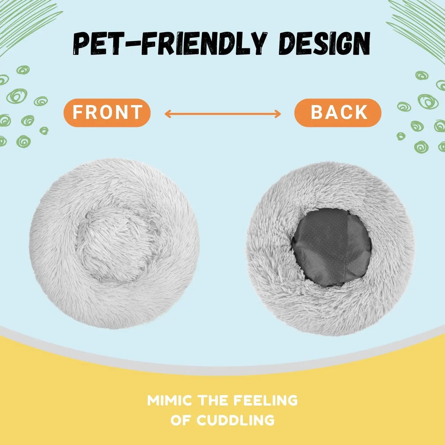 Large Soft and Comfortable Bunny Bed Hideout - Cozy Mat and Warm Cage Accessories for Guinea Pigs