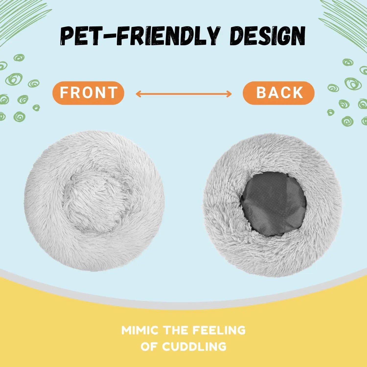 Large Soft and Comfortable Bunny Bed Hideout - Cozy Mat and Warm Cage Accessories for Guinea Pigs