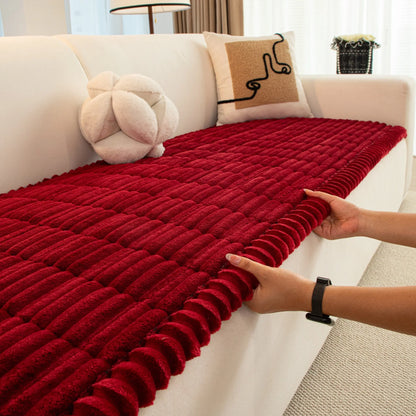 Premium Quilted Sofa Protector, Soft and Non-Slip Cover for Pets and Children, Machine Washable Furniture Shield