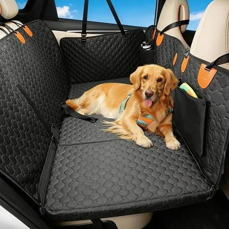 Premium Dog Car Seat Cover - Universal Fit, Waterproof, Scratch-Resistant, Non-Slip, Washable Pet Travel Mat for All Seasons