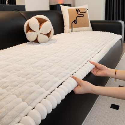 Premium Quilted Sofa Protector, Soft and Non-Slip Cover for Pets and Children, Machine Washable Furniture Shield