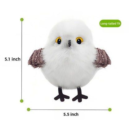Interactive Flapping Bird Plush Cat Toy with Smart Touch Activation, Realistic Chirping Sounds, Multiple Flapping Modes, Rechargeable and Durable Design for Indoor Play