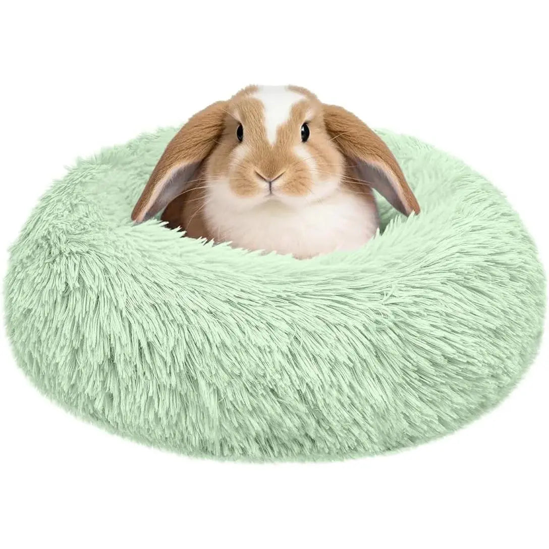 Large Soft and Comfortable Bunny Bed Hideout - Cozy Mat and Warm Cage Accessories for Guinea Pigs